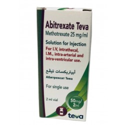 ABITREXATE TEVA 50MG/2 ML - инструкция по применению в Израиле