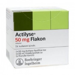 ACTILYSE 50 MG - инструкция по применению в Израиле