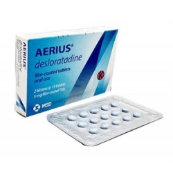 AERIUS 5 MG - инструкция по применению в Израиле
