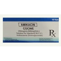 AMIKACIN (COCINE) 500 MG / 2 ML - инструкция по применению в Израиле