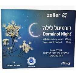 DORMINOL NIGHT - инструкция по применению в Израиле