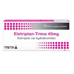 ELETRIPTAN TRIMA 40 MG - инструкция по применению в Израиле