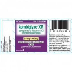 KOMBIGLYZE  XR 2.5 MG/1000 MG - инструкция по применению в Израиле