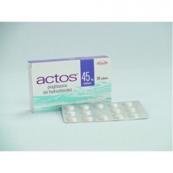 ACTOS 45 MG - инструкция по применению в Израиле