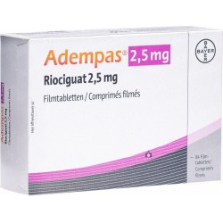 ADEMPAS 2.5 MG - инструкция по применению в Израиле