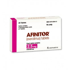 AFINITOR 2.5 MG - инструкция по применению в Израиле