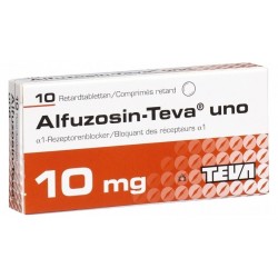 ALFUZOSIN ER TEVA 10 MG - инструкция по применению в Израиле