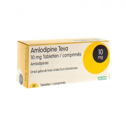 AMLODIPINE TEVA 10 MG - инструкция по применению в Израиле