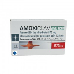 AMOXICLAV TEVA 875 MG - инструкция по применению в Израиле