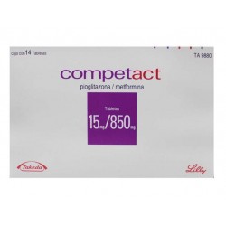 COMPETACT 15 MG / 850 MG TABLETS - инструкция по применению в Израиле
