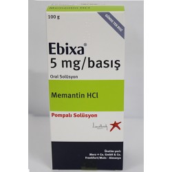 EBIXA 5 MG/PUMP ACTUATION ORAL SOLUTION - инструкция по применению в Израиле
