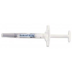 ENBREL 25 MG PRE-FILLED SYRINGE - инструкция по применению в Израиле