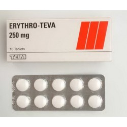 ERYTHRO-TEVA 250 MG - инструкция по применению в Израиле