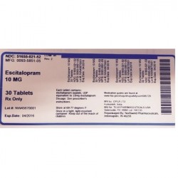 ESCITALOPRAM TEVA 10 MG - инструкция по применению в Израиле