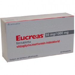 EUCREAS 50/1000 MG - инструкция по применению в Израиле