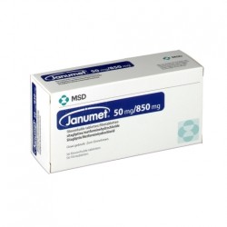 JANUET 50 MG/850 MG - инструкция по применению в Израиле