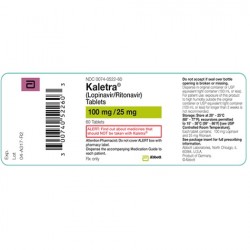 KALETRA 100 MG/25 MG TABLETS - инструкция по применению в Израиле