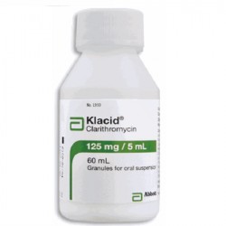 KLACID PAEDIATRIC SUSPENSION 125 MG/5 ML - инструкция по применению в Израиле