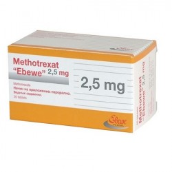 METHOTREXAT EBEWE 2.5 MG TABLETS - инструкция по применению в Израиле