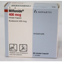 MIFLONIDE POWDER FOR INHALATION 400 MCG/CAPSULE - инструкция по применению в Израиле