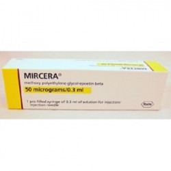 MIRCERA 50 MCG/0.3 ML - инструкция по применению в Израиле