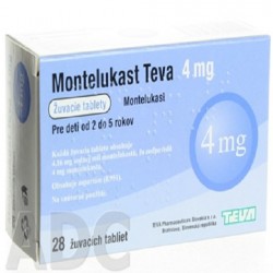 MONTELUKAST TEVA 4 MG - инструкция по применению в Израиле