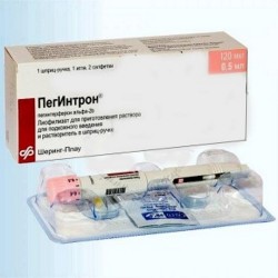 PEGINTRON PRE-FILLED PEN 120 MCG - инструкция по применению в Израиле