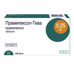 PRAMIPEXOLE TEVA 0.25 MG - инструкция по применению в Израиле