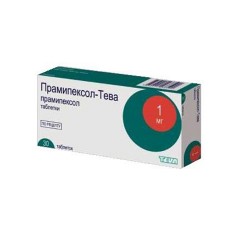PRAMIPEXOLE TEVA 1 MG - инструкция по применению в Израиле
