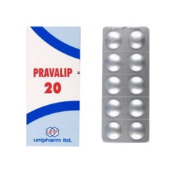 PRAVALIP 20 - инструкция по применению в Израиле