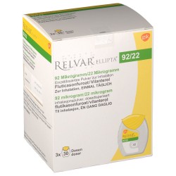 RELVAR ELLIPTA 92/22 MCG - инструкция по применению в Израиле