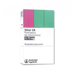 SIFROL ER 0.75 MG - инструкция по применению в Израиле