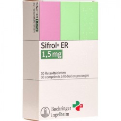 SIFROL ER 1.5 MG - инструкция по применению в Израиле