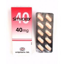 SIMVACOR 40 - инструкция по применению в Израиле