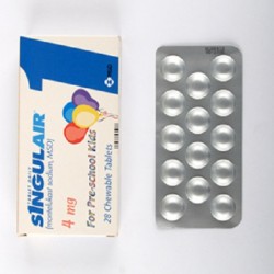 SINGULAIR 4 MG CHEWABLE TABLETS FOR PRESCHOOL KIDS - инструкция по применению в Израиле