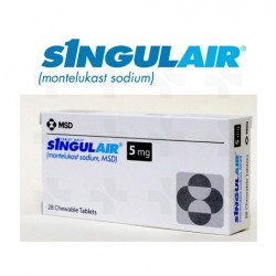 SINGULAIR 5 MG CHEWABLE TABLETS - инструкция по применению в Израиле