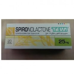 SPIRONOLACTONE TEVA 25 MG - инструкция по применению в Израиле
