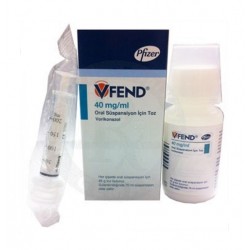VFEND 40 MG/ML POWDER FOR ORAL SUSPENSION - инструкция по применению в Израиле