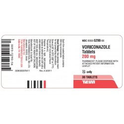 VORICONAZOLE TEVA 200 MG - инструкция по применению в Израиле